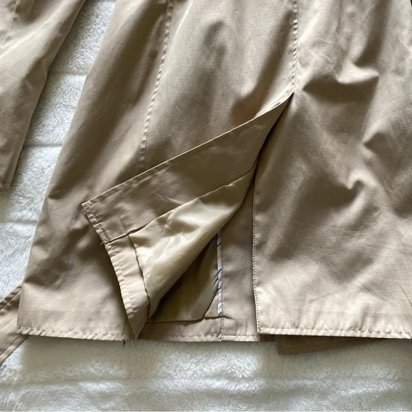 Kenneth Cole trench coat, khaki, small - Picture 5 of 10